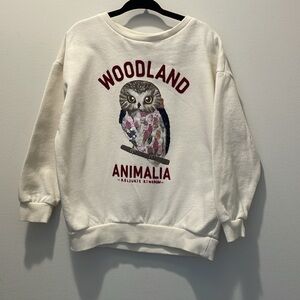 H&M x Kelzuki owl sweatshirt in size 4-6 years 4-5 T